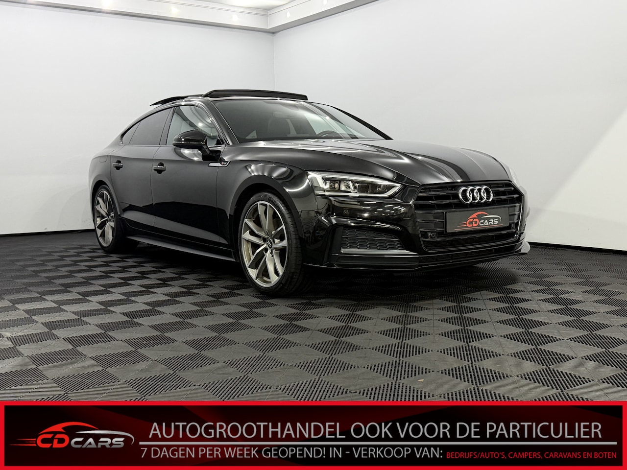 Audi A5 Sportback - 1.4 TFSI Sport S-Line Panoramadak, Leder, Navi, Parkeersensoren, Keyless start, Cruise con - AutoWereld.nl