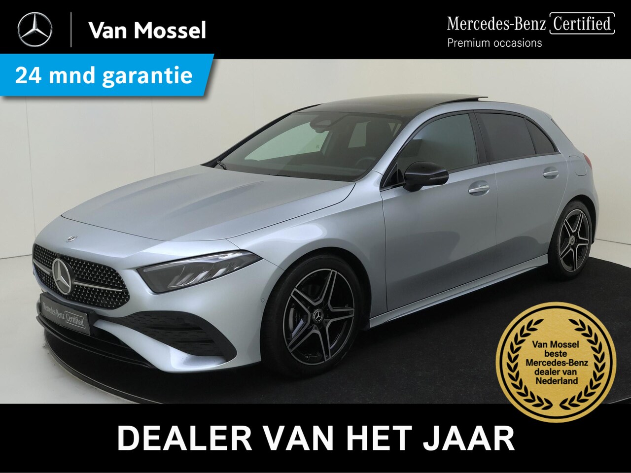 Mercedes-Benz A-klasse - 180 AMG Line / Stoelverwarming / Achteruitrijcamera / Panorama-schuifdak / Night-Pakket / - AutoWereld.nl