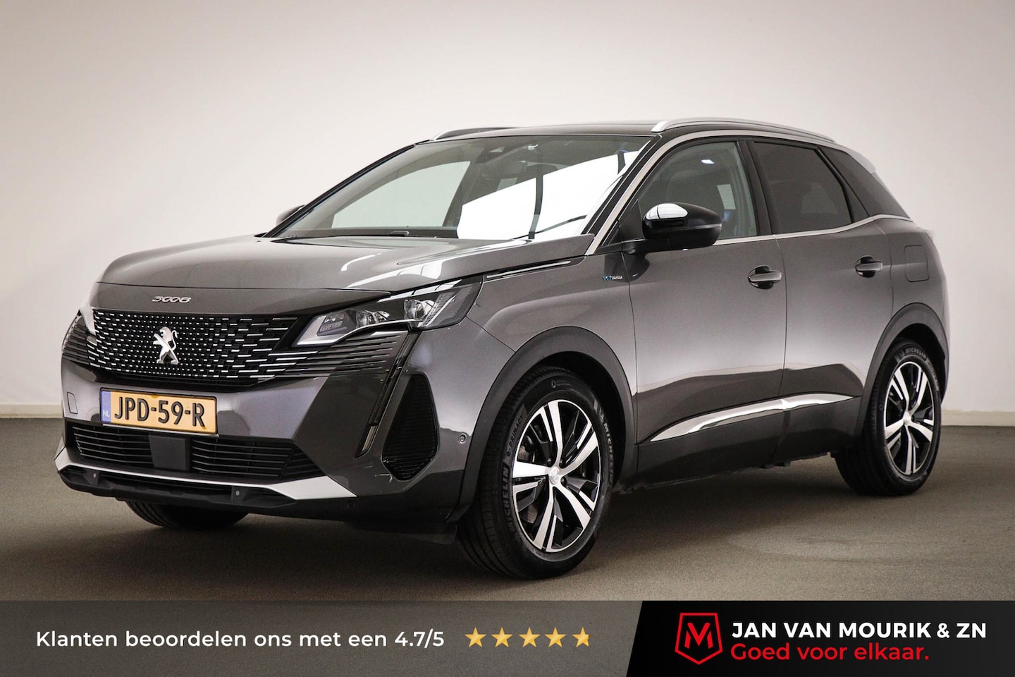 Peugeot 3008 - 1.6 HYbrid 225 GT | PANORAMADAK | SFEERVERLICHTING | DAB | APPLE | CAMERA - AutoWereld.nl