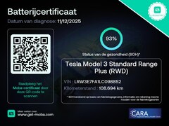 Tesla Model 3 - Standard RWD Plus 93% SoH [ TREKHAAK+LFP-ACCU+AUTOPILOT+60 kWh+PREMIUM AUDIO ]