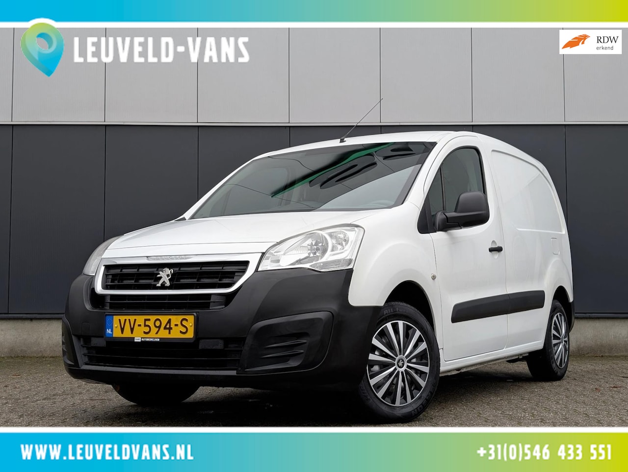 Peugeot Partner - 120 1.6BLUEDI AIRCO CRUISE TREKHAAK EURO6 - AutoWereld.nl
