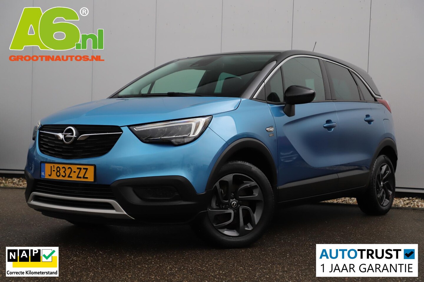 Opel Crossland X - 1.2 Turbo Edition 2020 110PK Trekhaak Navigatie LED Carplay Android Airco Cruise Control - AutoWereld.nl