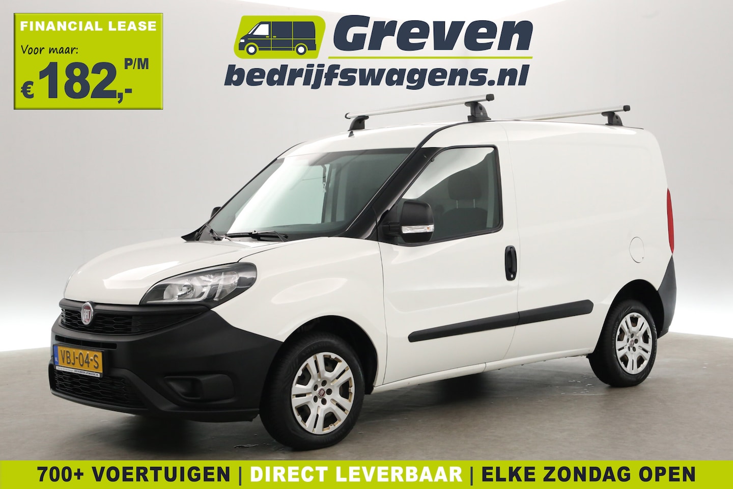 Fiat Doblò - 1.6 MJ ECO JET 105PK | 3-Zits | Airco | Cruise | Trekh. | Navigatie - AutoWereld.nl