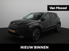 Jeep Avenger - Summit 54 kWh | DEMO | Led Verlichting | 18'' lichtmetalen velgen | lederen stoelen |