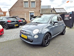 Fiat 500 - 1.2 Lounge Nardo Grey Airco Leer Sportstoelen Privacyglas