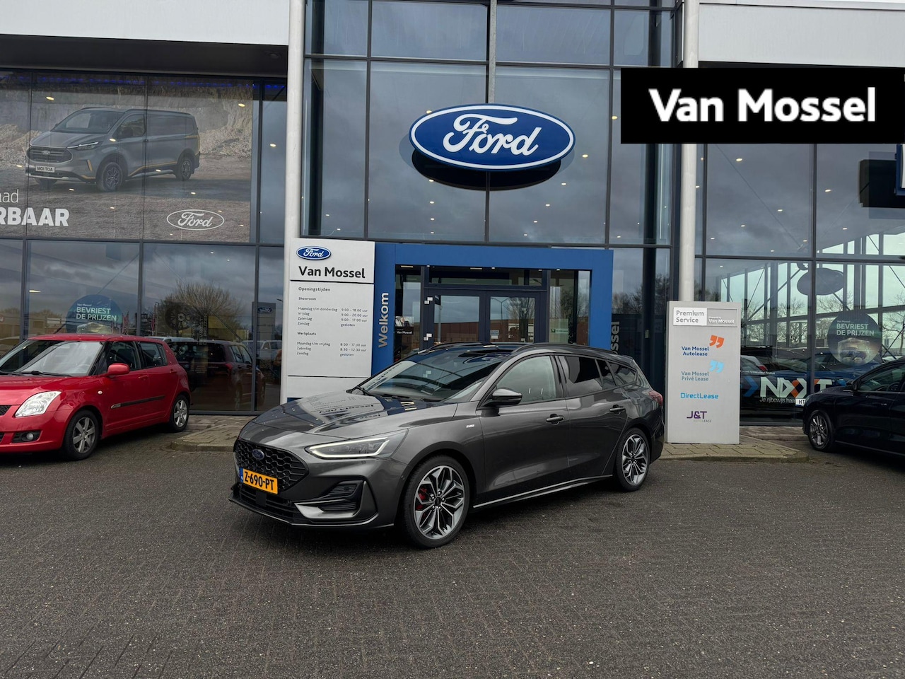 Ford Focus Wagon - 1.0 EcoBoost Hybrid ST Line X Panoramadak | Trekhaak | Adaptive cruise | Winterpack | B&O - AutoWereld.nl