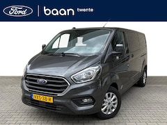 Ford Transit Custom - 300 L2H1 2.0 TDCI 170pk Limited DC | Camera | Trekhaak | Bijrijdersstoel | 2x schuifdeur |