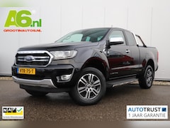 Ford Ranger - 2.0 EcoBlue Limited Super Cab 170PK Trekhaak Automaat Navigatie Achteruitrijcamera Carplay