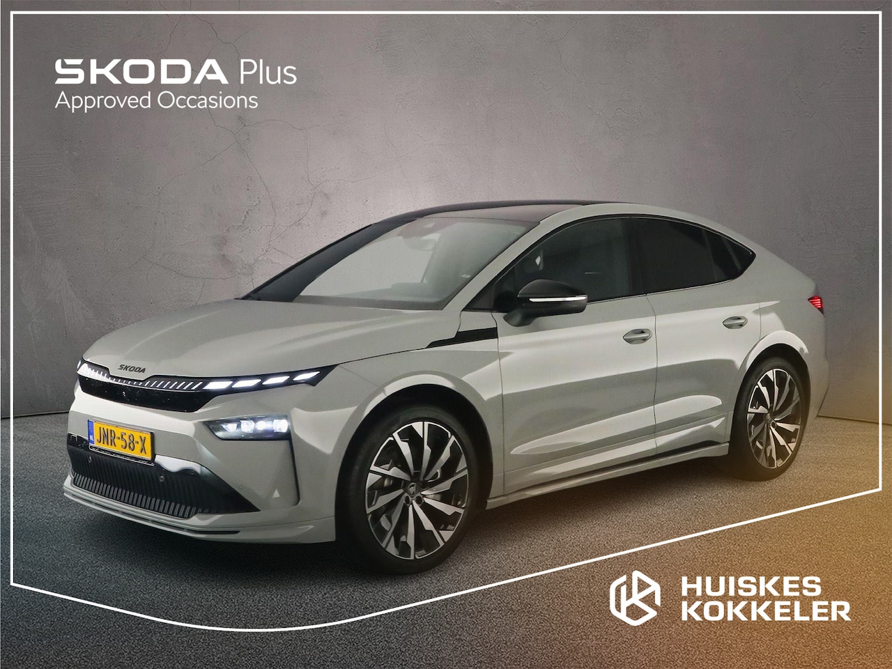 Skoda Enyaq Coupé iV - 85 Sportline 286pk Automaat Panoramadak, Adaptive cruise control, 360 camera, Head up disp - AutoWereld.nl