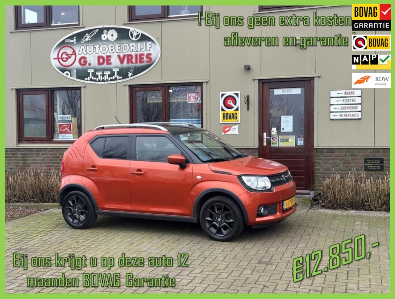 Suzuki Ignis - 1.2 Select Intro - Prijs inclusief 12 maanden BOVAG-garantie en afleveren – - AutoWereld.nl