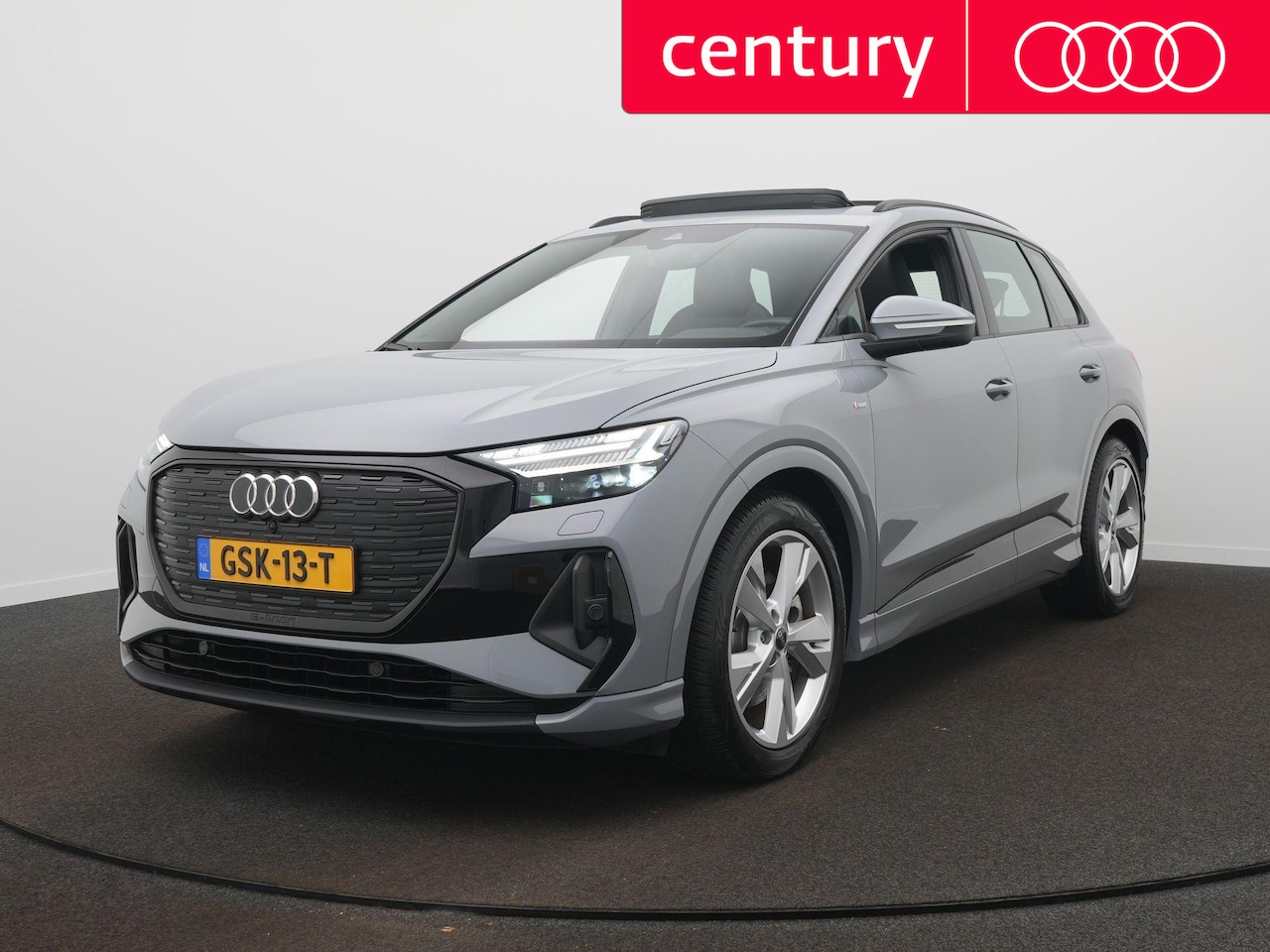 Audi Q4 e-tron - 45 quattro S Edition 82 kWh S-Line | Panoramadak | Stoelverw. | Navi | Elek. Klep - AutoWereld.nl