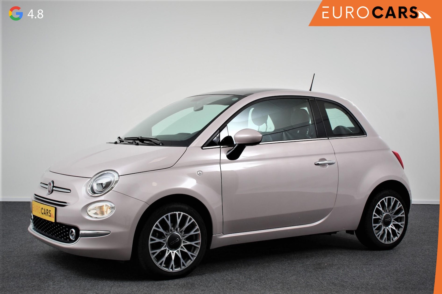 Fiat 500 - 1.2 Lounge | Lederen Bekleding | Climate control | Panorama dak | Parkeer sensoren | Bluet - AutoWereld.nl