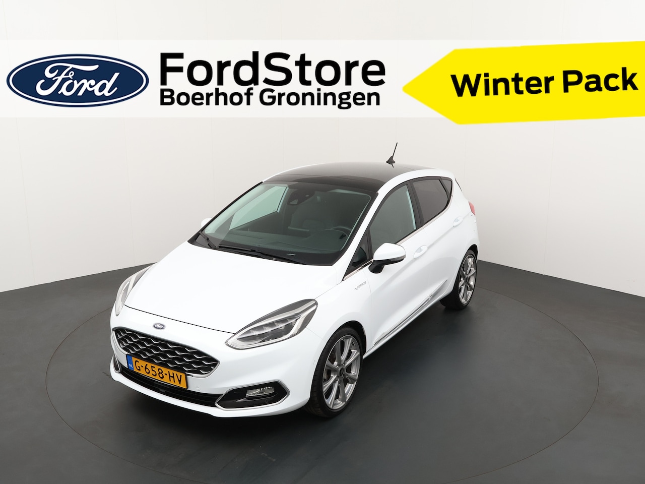 Ford Fiesta - 125PK EcoBoost Vignale | Adapt. Cruise | Winterpack| Pano dak | Leder | B&O | Dode hoek de - AutoWereld.nl