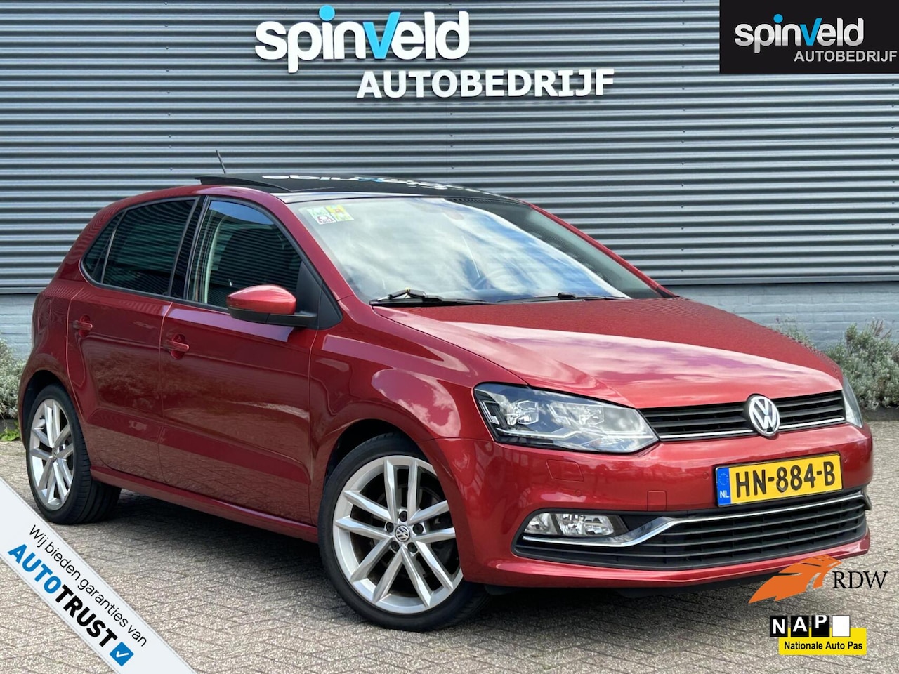 Volkswagen Polo - 1.0 TSI Highline BJ’15 1ste eig. Schuifdak Climate - AutoWereld.nl