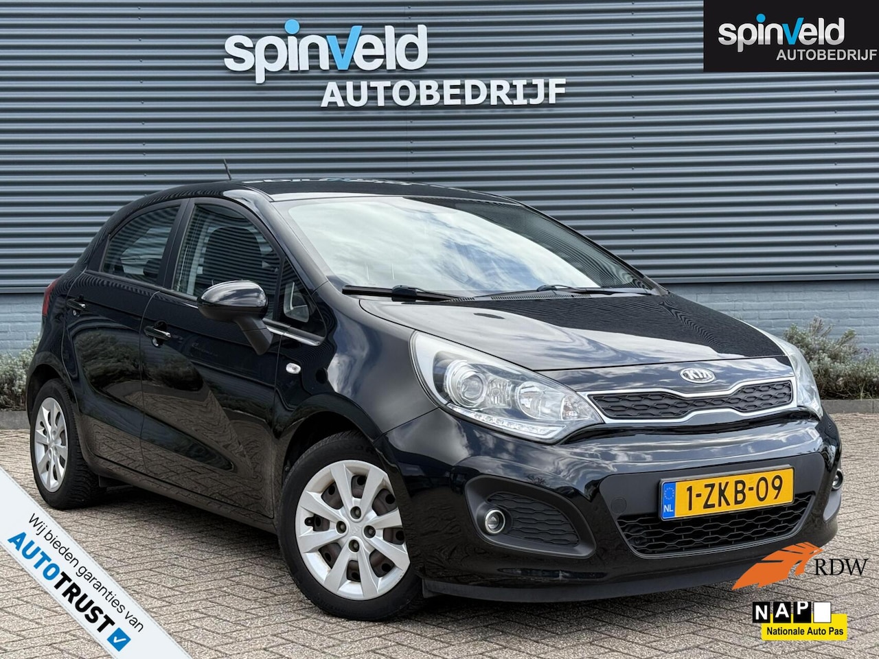Kia Rio - 1.2 CVVT BusinessLine BJ`15 NAP NL LED AIRCO 5drs Elekpakket - AutoWereld.nl