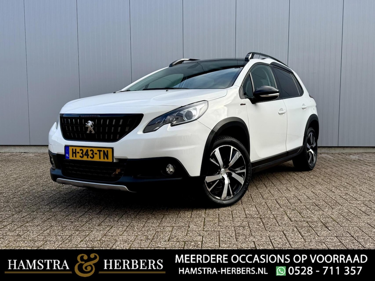 Peugeot 2008 - 1.2 PureTech GT-Line pano stoelverwarming wit - AutoWereld.nl