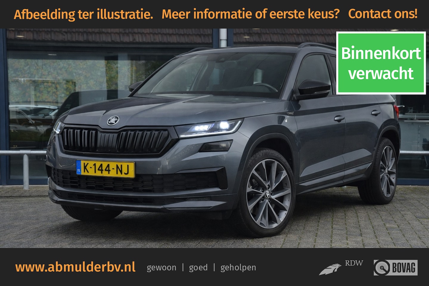 Skoda Kodiaq - 1.5 TSI 150PK DSG Automaat Sportline Business | Org. NL | BOVAG Garantie | Trekhaak | Comf - AutoWereld.nl