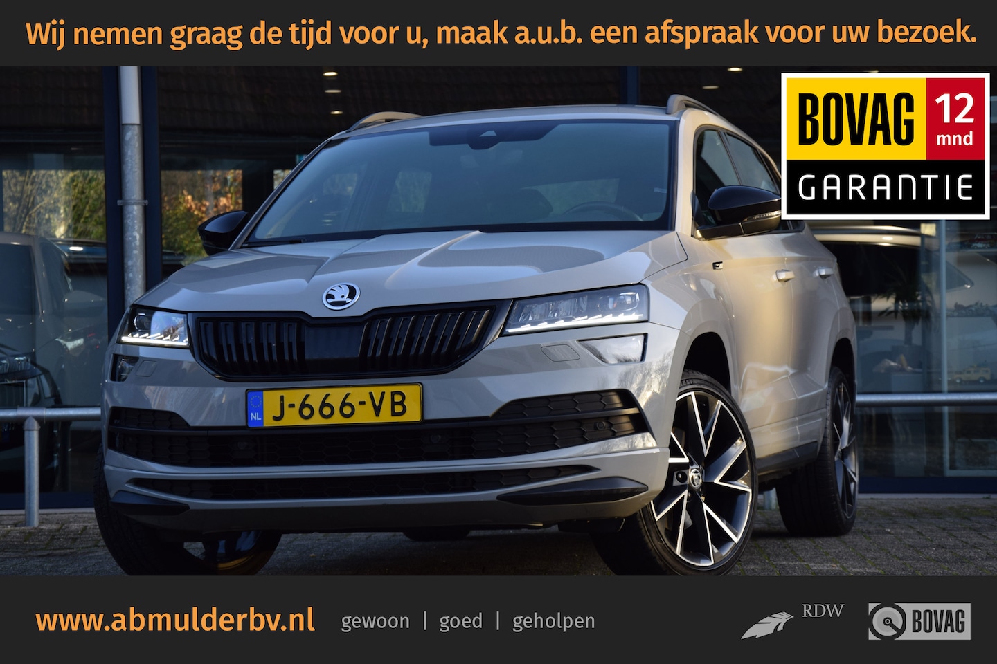 Skoda Karoq - 1.5 TSI 150PK ACT Sportline Business DSG Automaat | Org. NL | BOVAG Garantie | Trekhaak | - AutoWereld.nl