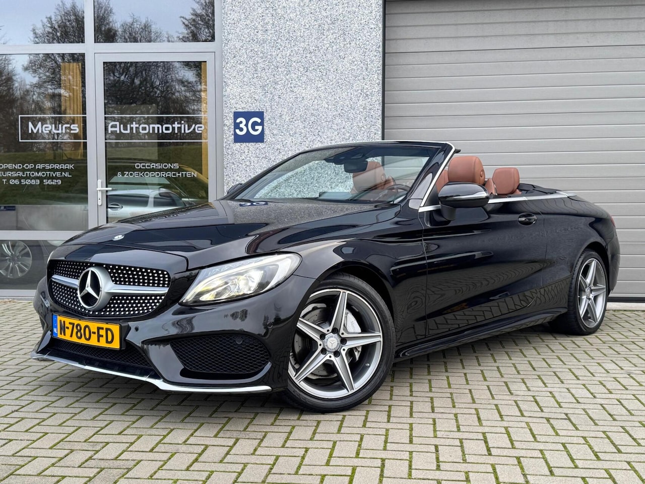 Mercedes-Benz C-klasse Cabrio - 180 AMG Line Unieke Combi/Nekverw/Stoelverw/Camera/Dealer onderhouden/ - AutoWereld.nl