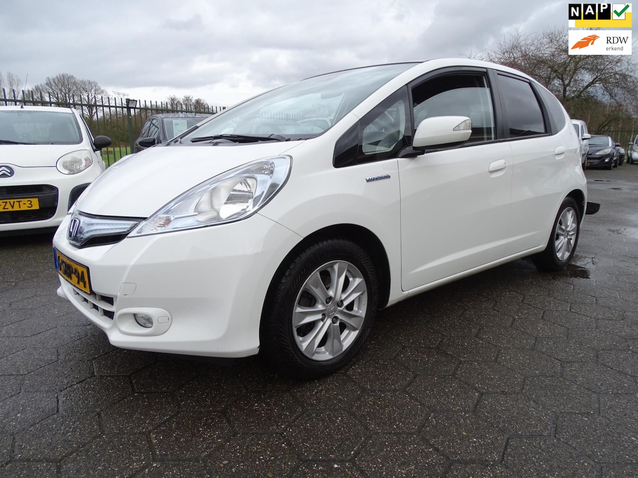 Honda Jazz - 1.4 Hybrid Elegance ECC/PAN/CRUISE/LMV - AutoWereld.nl
