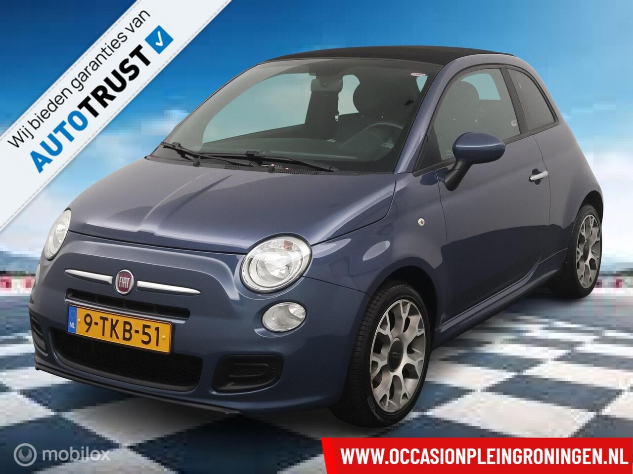 Fiat 500 C - 0.9 TwinAir Turbo 500S CABRIO - AutoWereld.nl