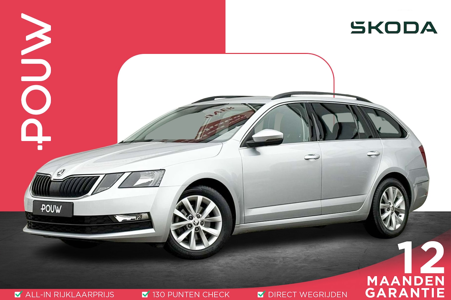 Skoda Octavia Combi - 1.0 TSI 115pk Business Edition | Navigatie | Stoelverwarming | Smartlink - AutoWereld.nl