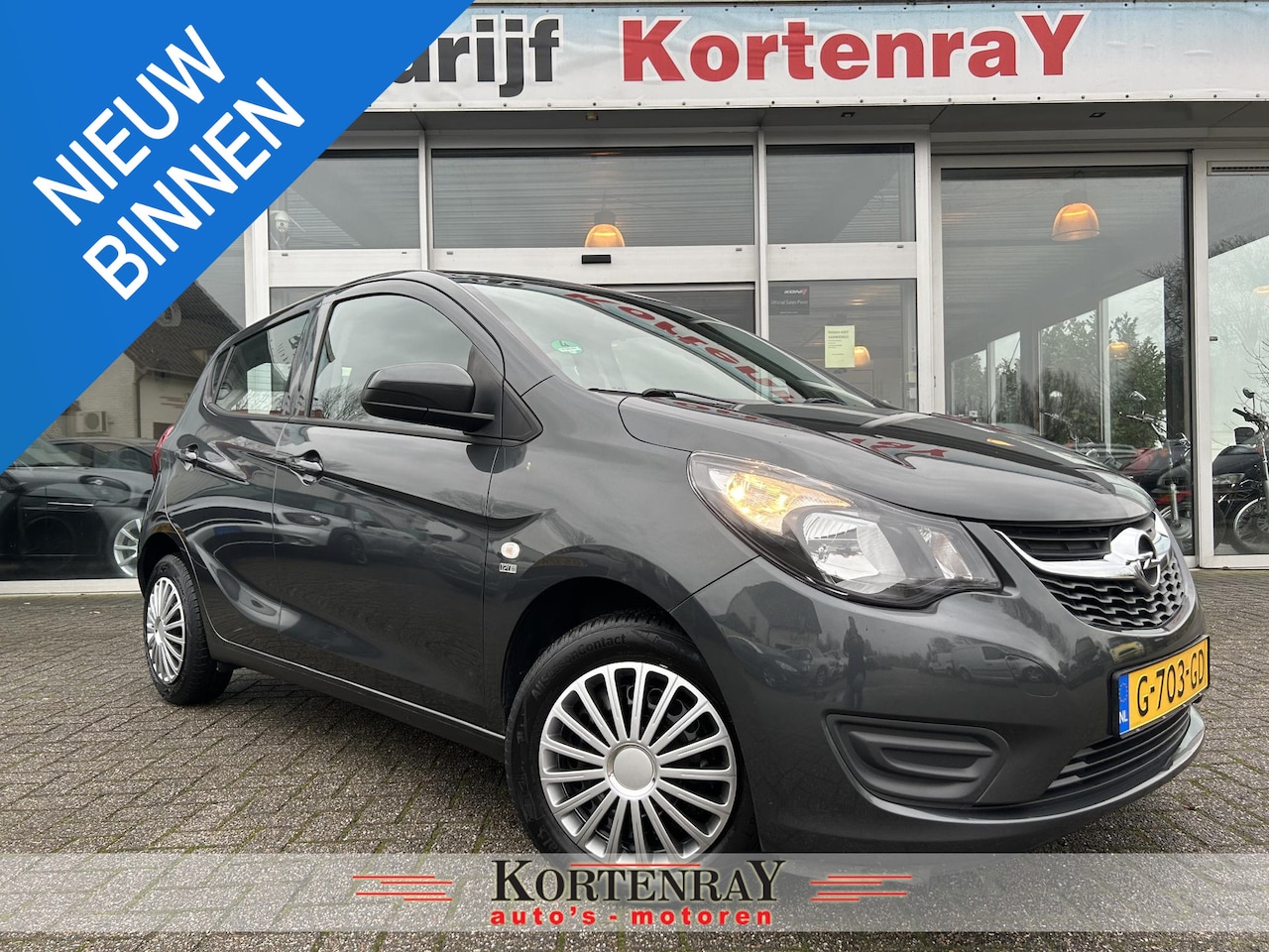 Opel Karl - 1.0 ecoFLEX 120 Jaar Edition Airco/Cruise control/elektrische ramen/stuur bediening/TOP OC - AutoWereld.nl