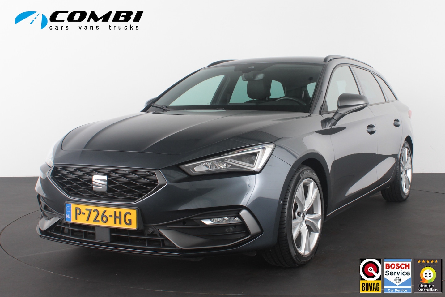 SEAT Leon Sportstourer - 1.5 TSI FR Business > 131pk/Winterpakket/Matrix-LED/17inch/Magnetic Tech Grey/Parkeersenso - AutoWereld.nl