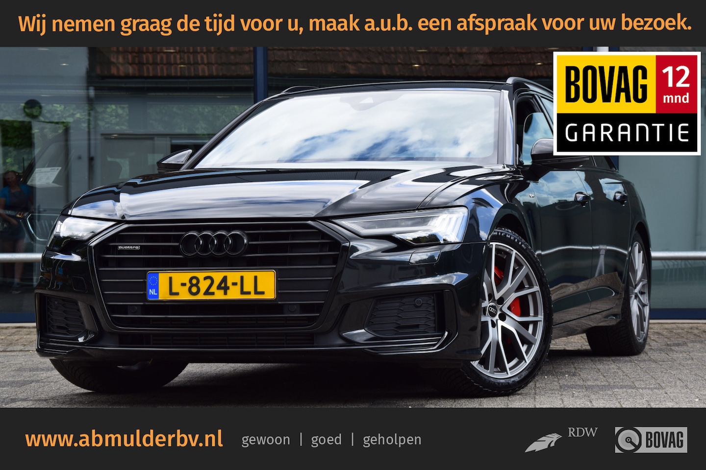 Audi A6 Avant - 55 TFSI e 340PK quattro Competition PHEV Plug-in Hybride | Geen import! | incl. BOVAG Gara - AutoWereld.nl