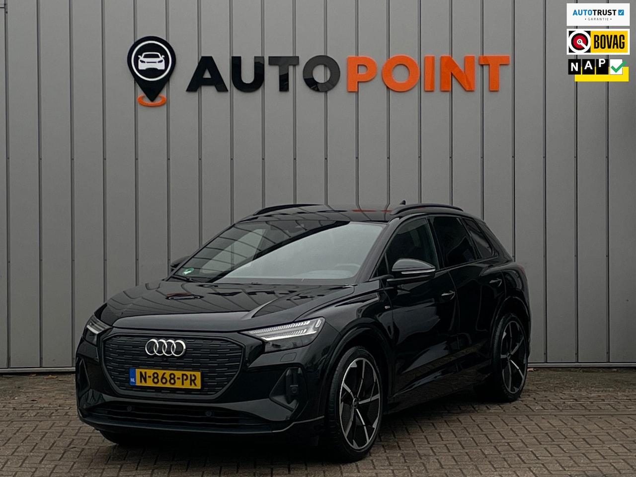 Audi Q4 e-tron - 40 S-LINE Competition 77 kWh SOH93% 1E EIG ORG NL|HEADSUP|VIRTUALCOCKPIT|CAMERA|STOELVRM|L - AutoWereld.nl