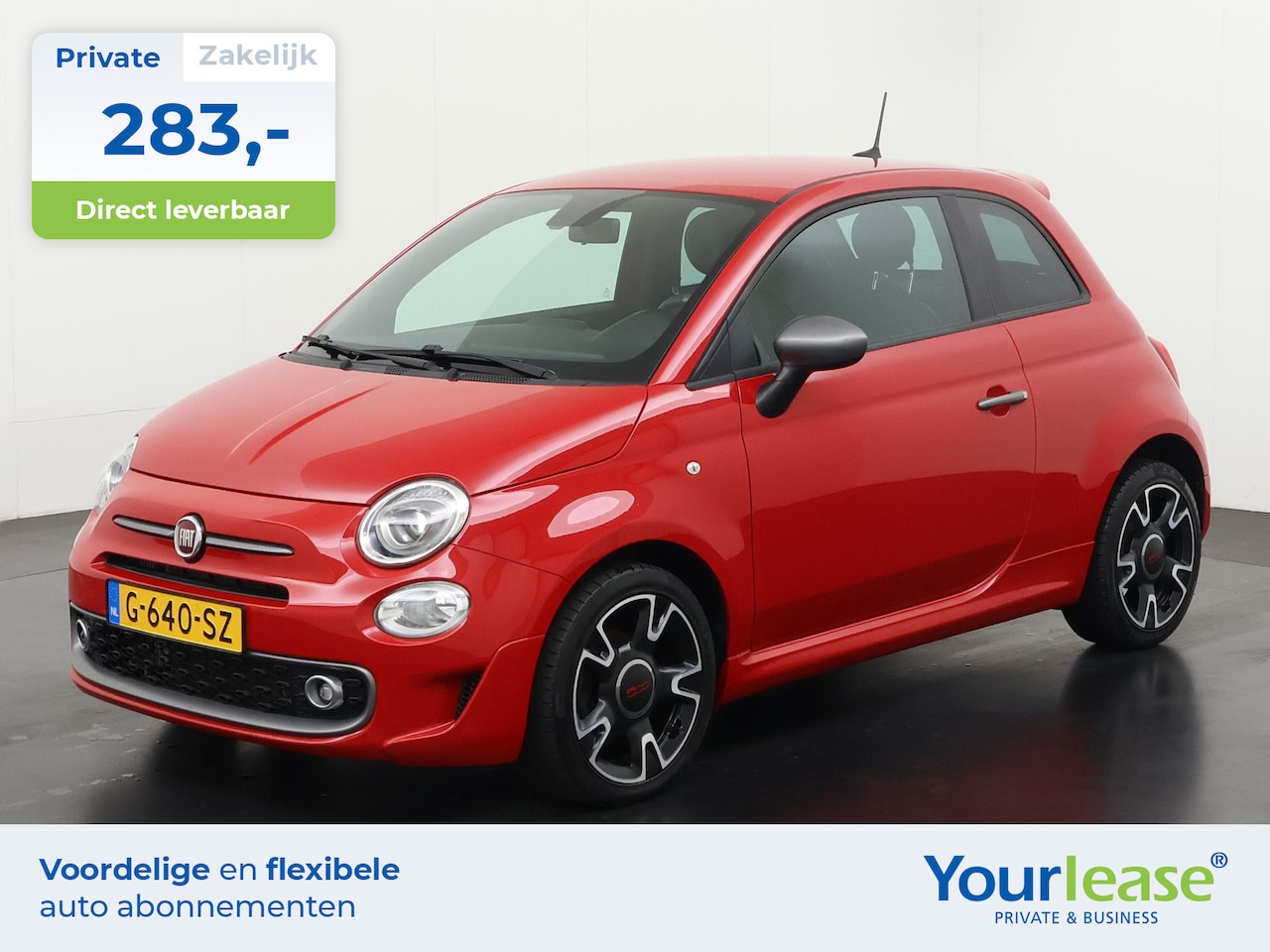 Fiat 500 - 0.9 TwinAir Turbo Sport | All-in 283,- Private Lease | Direct uit voorraad - AutoWereld.nl