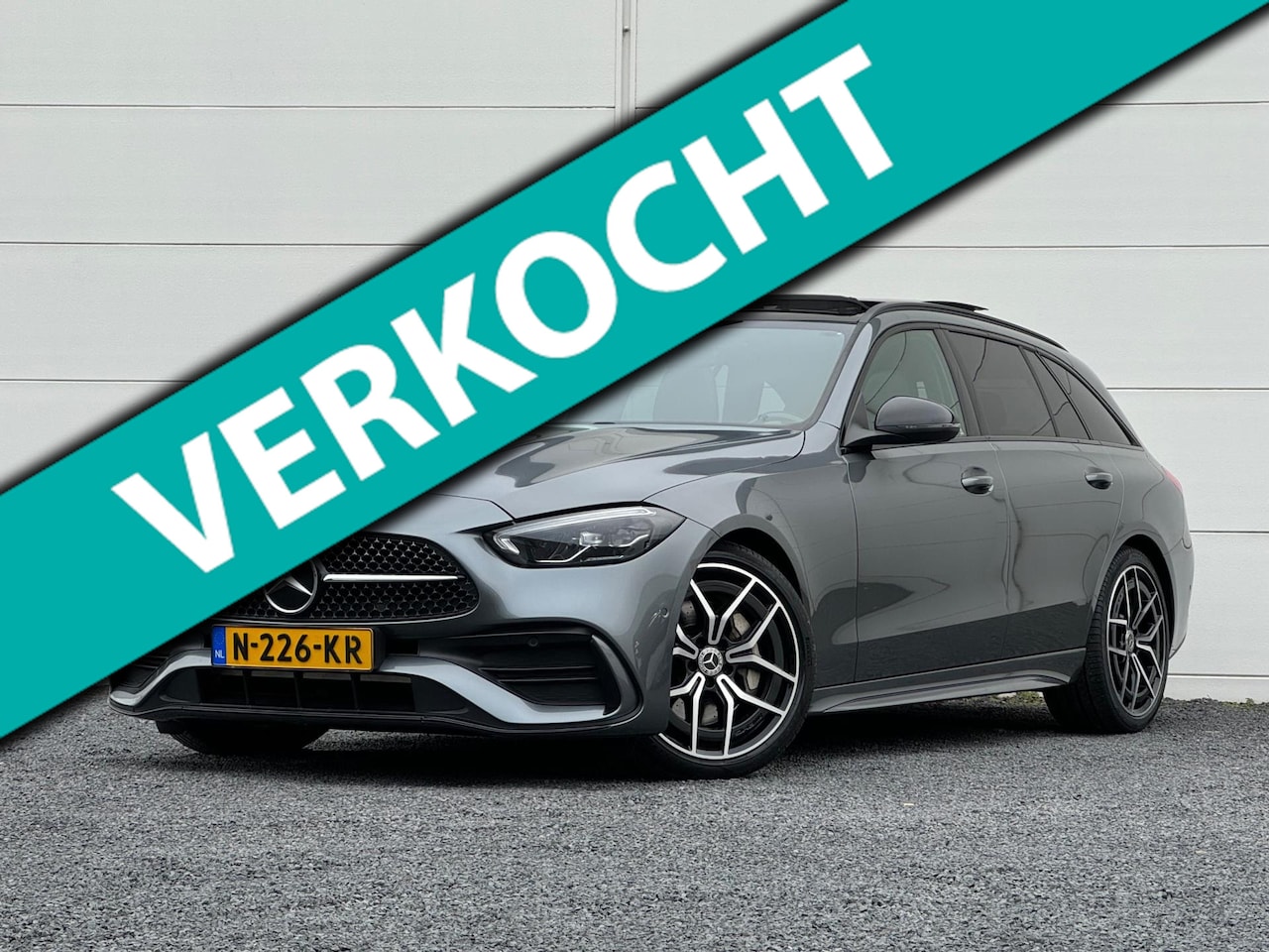 Mercedes-Benz C-klasse Estate - 200 AMG Org NL Pano Sfeer Camera Night pakket Trekhaak - AutoWereld.nl