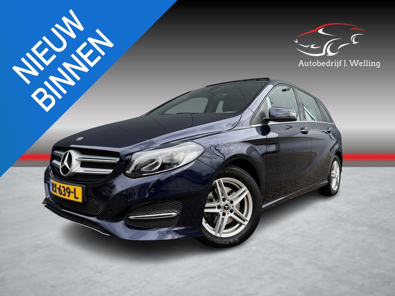 Mercedes-Benz B-klasse - 180 Prestige tr.hk / pano / H&K / Leer - AutoWereld.nl