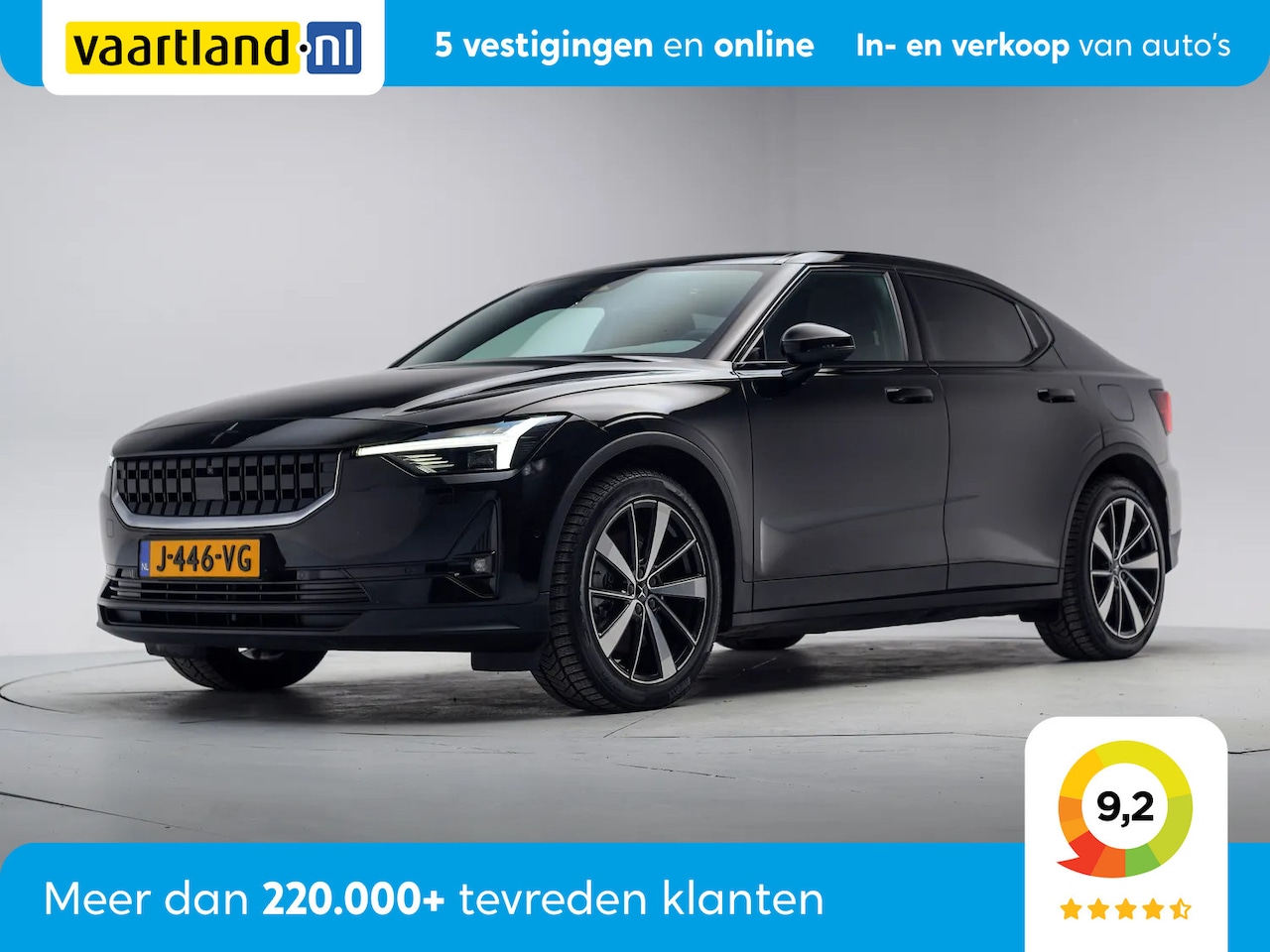 Polestar 2 - Long Range Dual Motor Launch Edition 78kWh [ Panoramadak Adapt.cruise Memory Carplay ] - AutoWereld.nl