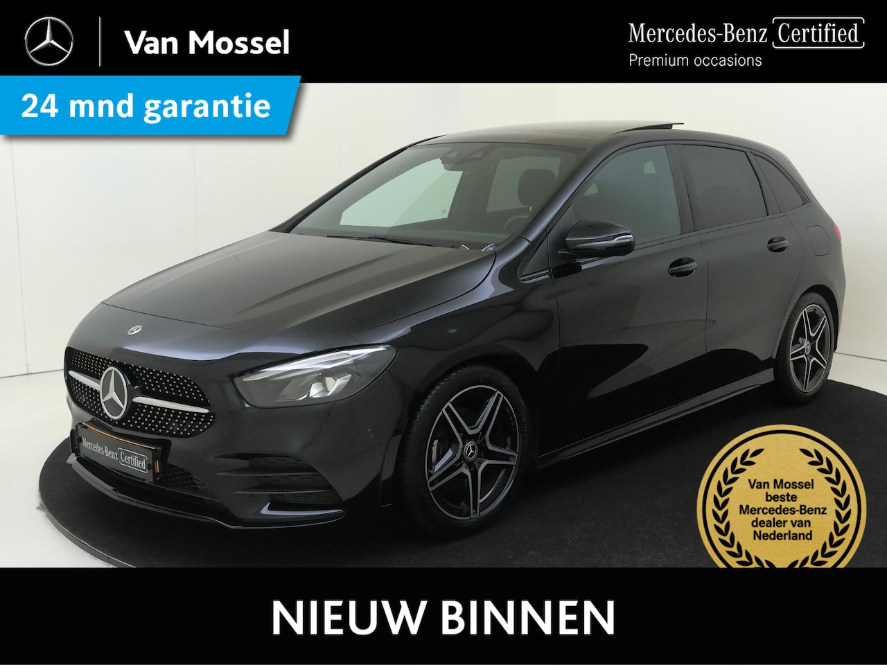 Mercedes-Benz B-klasse - 180 Business Solution AMG / Panoramadak/ Night/ Trekhaak - AutoWereld.nl