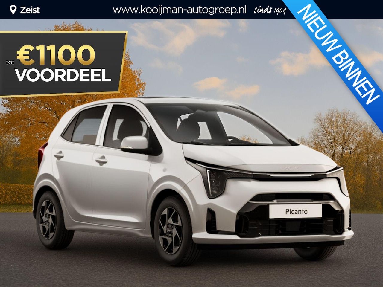 Kia Picanto - 1.0 GDi DynamicLine Nu €1.100,- voordeel! Nu tijdelijk extra scherp geprijsd! - AutoWereld.nl