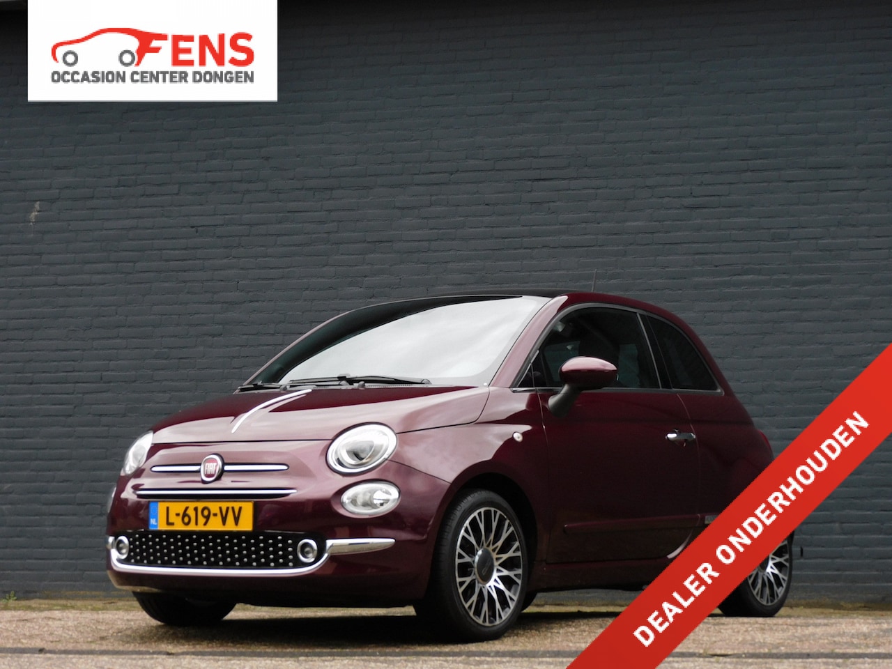 Fiat 500 - 1.0 Hybrid Launch Edition PANDODAK! CARPLAY/ANDROID! DEALER ONDERHOUDEN! CRUISE! AIRCO! - AutoWereld.nl