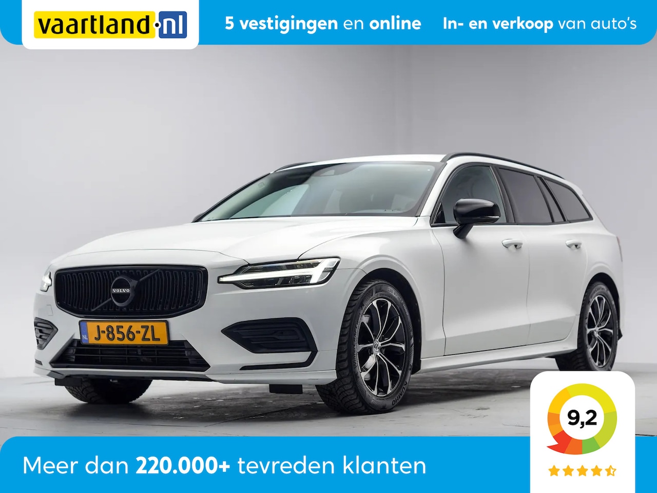 Volvo V60 - 2.0 B3 163pk Momentum Advantage Aut. [ LED Adapt.cruise Trekhaak Stoelverwarming ] - AutoWereld.nl