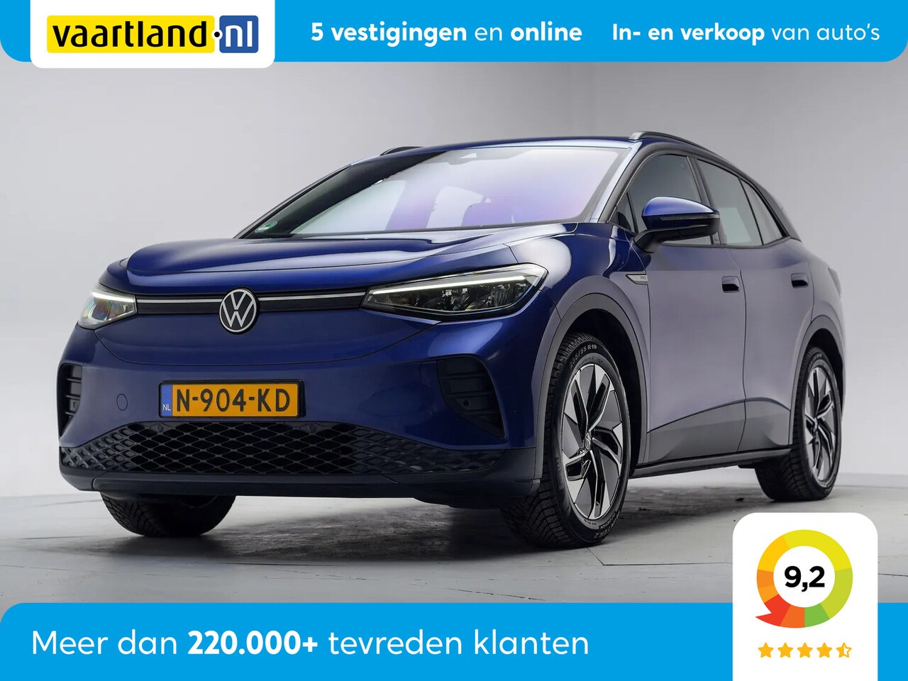 Volkswagen ID.4 - Life 77kWh 3 fase [ LED Trekhaak Standkachel ] - AutoWereld.nl