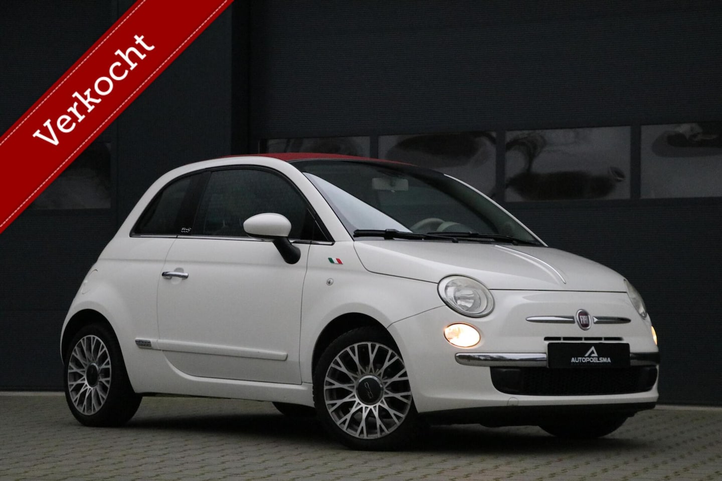 Fiat 500 - Cabrio 0.9 TwinAir Lounge Ecc Lmv Multimedia 131000KM BJ2011 - AutoWereld.nl