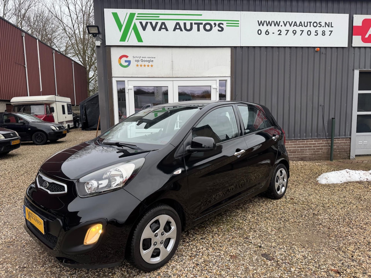 Kia Picanto - 1.0 CVVT Airco 1.0 CVVT airco, 4 x elektr ramen, bluetooth, APK 01-2027! - AutoWereld.nl