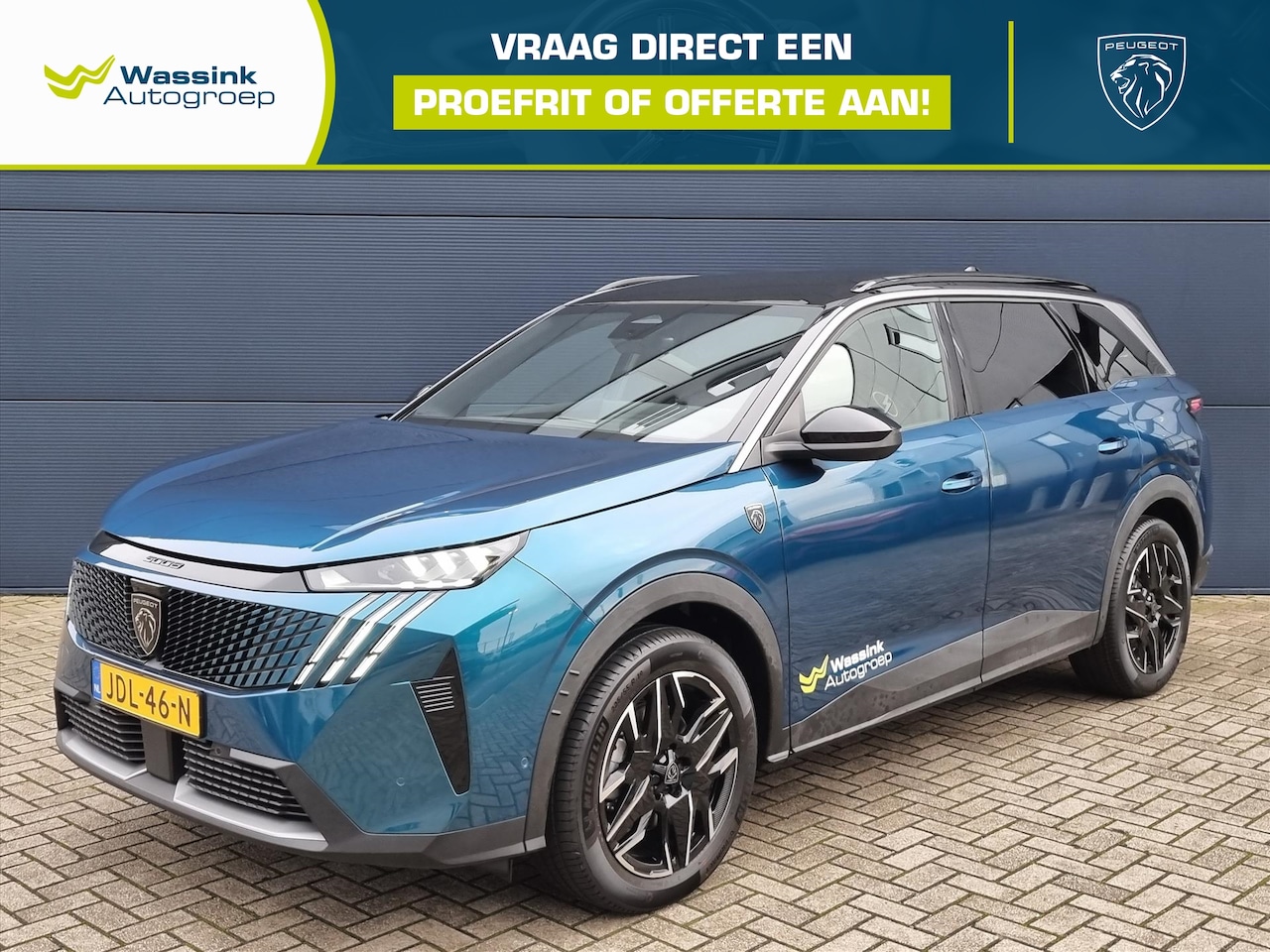 Peugeot 5008 - 1.2 Hybrid 145pk e-DSC6 GT | Climate Control | Navigatie | Stoel-/Stuurverwarming | 360 ca - AutoWereld.nl