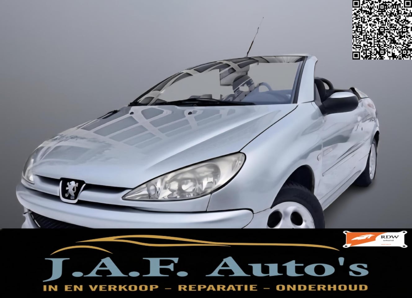 Peugeot 206 CC - 1.6-16V LMV Elek Dak Nieuwe APK! - AutoWereld.nl