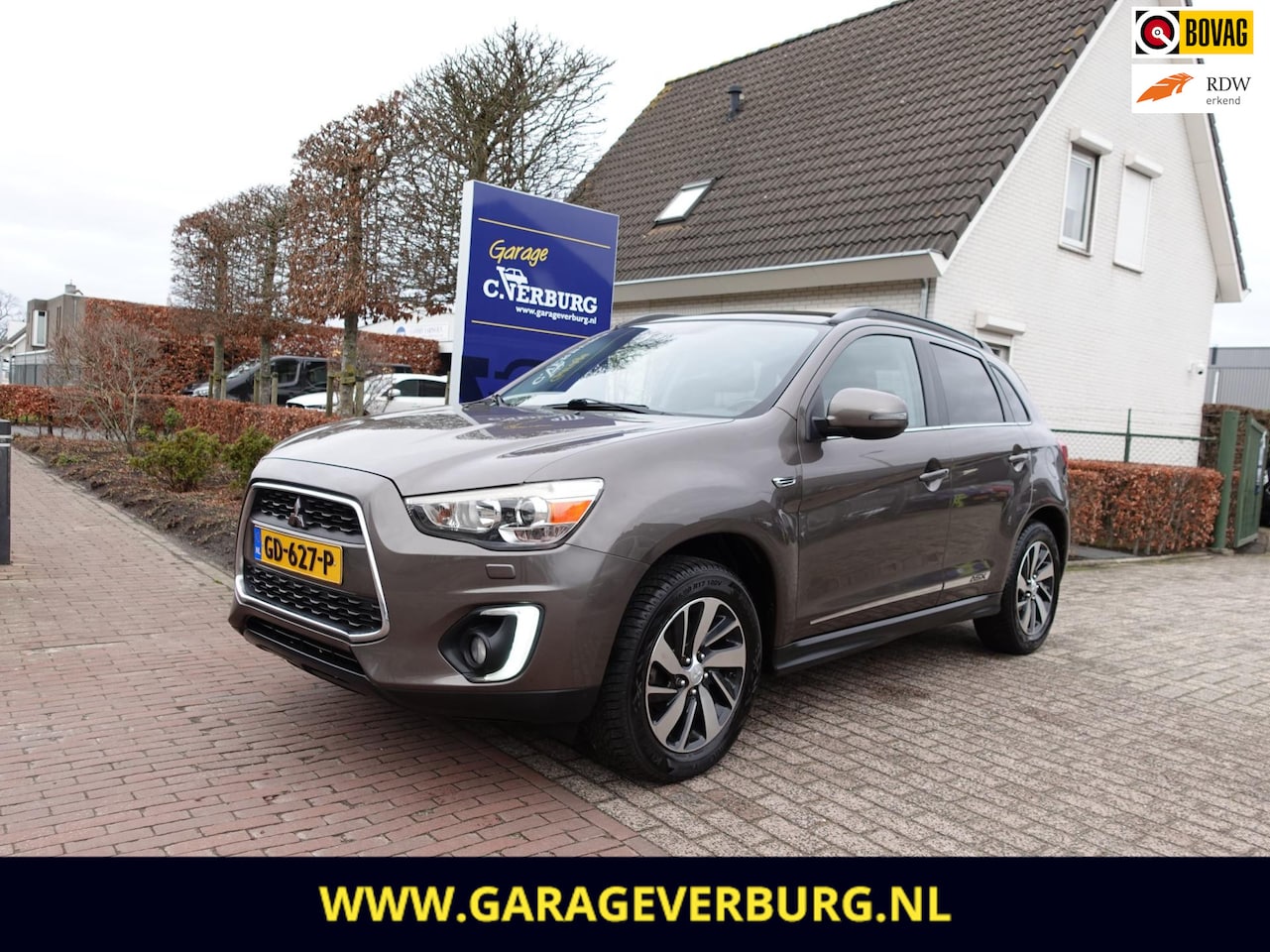 Mitsubishi ASX - 1.6 Cleartec Intense+ (Navigatie,Cruise,Stoelverwarming,Panoramadak,Trekhaak,Xenon,Leer,Ke - AutoWereld.nl