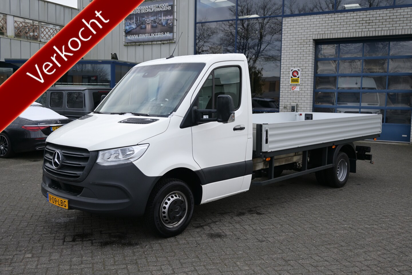 Mercedes-Benz Sprinter - 514 CDI L3 Open laadbak Geveerde verwarmde stoel, MBUX met Apple Carplay / Android Auto - AutoWereld.nl
