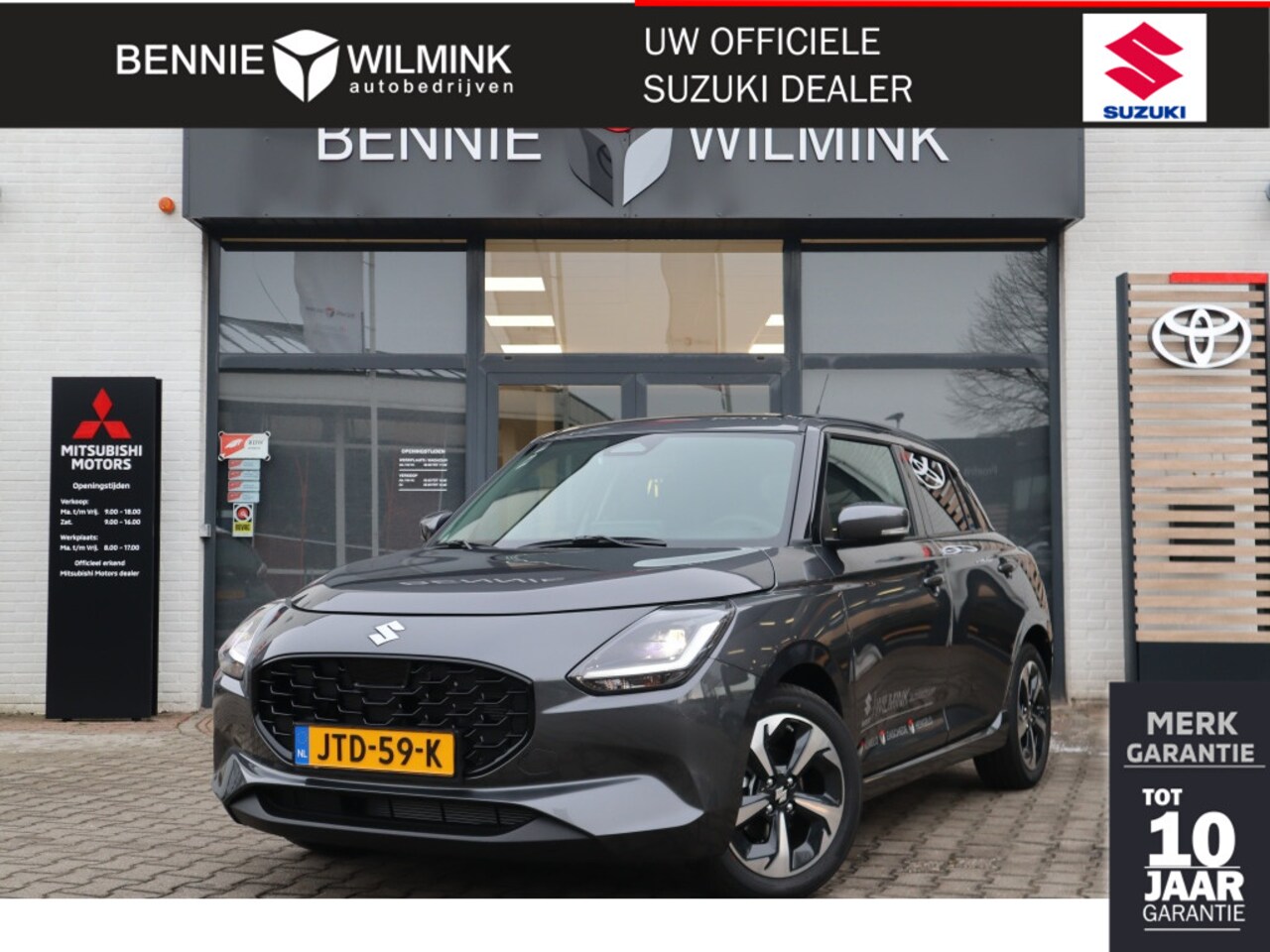 Suzuki Swift - 1.2 Style Hybrid Automaat/Navi/Keyless/AdaptiveCruise - AutoWereld.nl