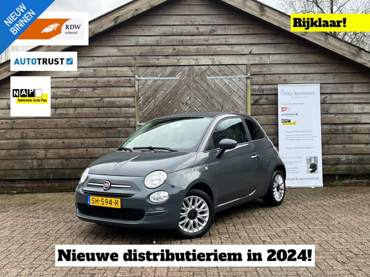 Fiat 500 - 1.2 Popstar | Airco | Cruise | 4-Cilinder | Onderhouden | Mooie en leuke auto! - AutoWereld.nl