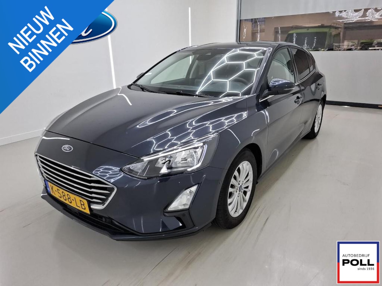 Ford Focus - 125pk Eco Hybrid Titanium X Navi Camera Winter Parking Dodehoek pack Keyless 5drs Dealeron - AutoWereld.nl