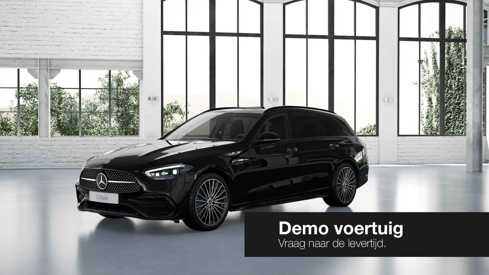 Mercedes-Benz C-klasse Estate - 300e Business Solution AMG | Panoramadak | Elek. Uitklapbare Trekhaak | Burmester | Rijass - AutoWereld.nl