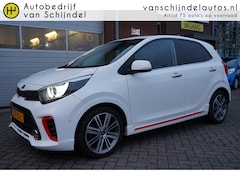 Kia Picanto - 1.2 CVVT AUTOMAAT GT-LINE VOLLEDIG DEALER ONDERHOUDEN CAMERA LED NAVIGATIE ANDROID/APPLECA
